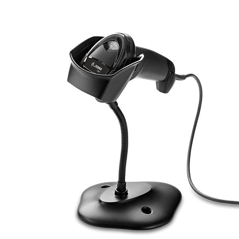 Viivakoodinlukija telineellä Zebra DS2208 - 2