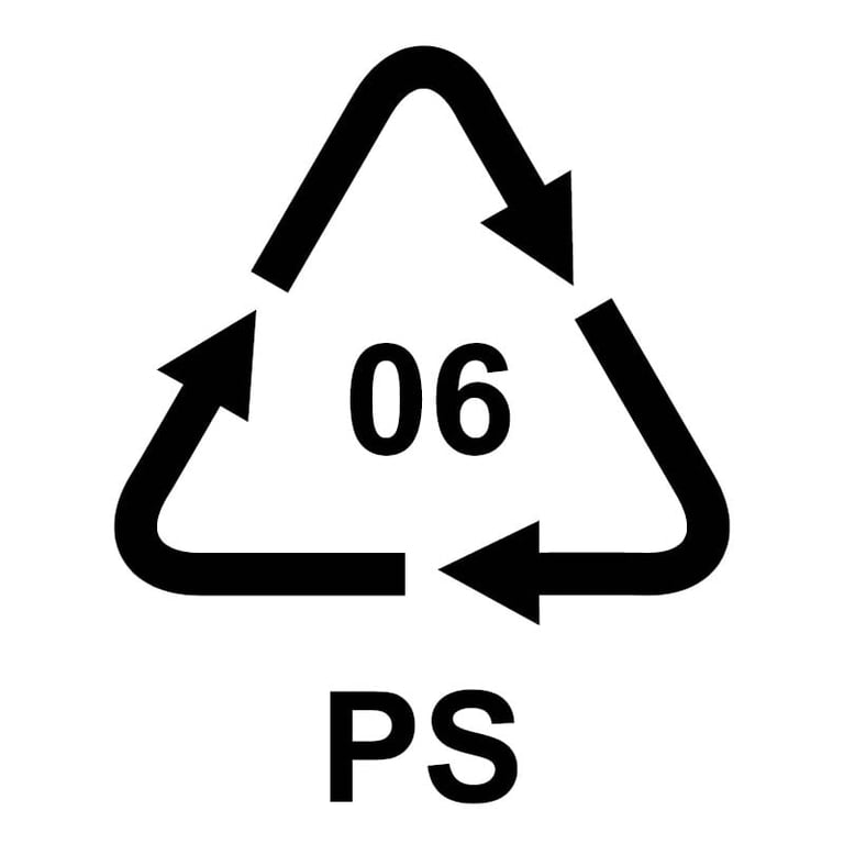 PS-muovi symboli