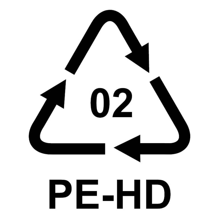 HDPE-muovi symboli
