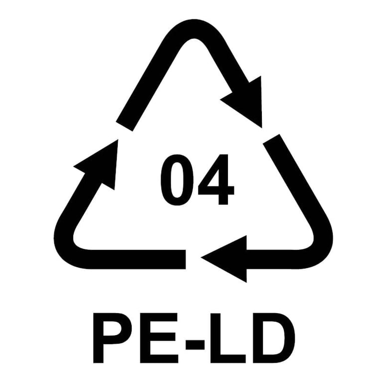 LDPE-muovi symboli