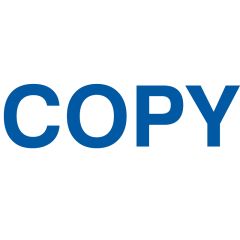 Leimasin "COPY"